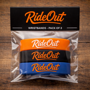 RideOut Wrist Bands (3 Pack)